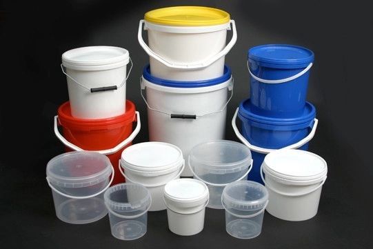 جودة  1L 2L 3L 4L 5L 10LChemical Bucket With Lid Corrosion Resistant Big Round Plastic Buckets مصنع