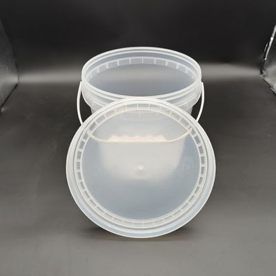 1L-25L حاويات دلو بلاستيكية واضحة مع غطاء مقاوم للتوتر