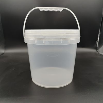 1L-25L حاويات دلو بلاستيكية واضحة مع غطاء مقاوم للتوتر
