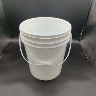 الصف الغذائي 18L 1 جالون دلو الطلاء البلاستيكي مع مقبض
