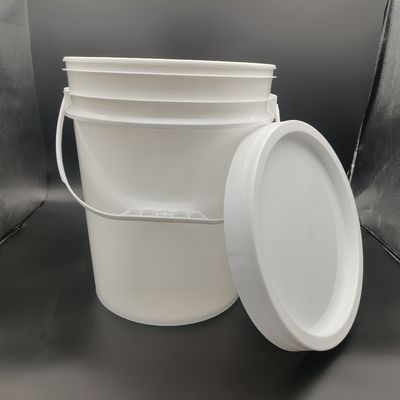 الصف الغذائي 18L 1 جالون دلو الطلاء البلاستيكي مع مقبض