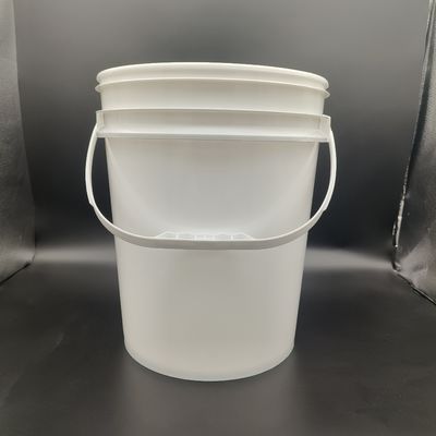الصف الغذائي 18L 1 جالون دلو الطلاء البلاستيكي مع مقبض