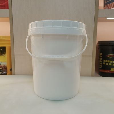 قابلية عالية للترتيب دلو أبيض بسيط 5 جالون مع غطاء خال من BPA