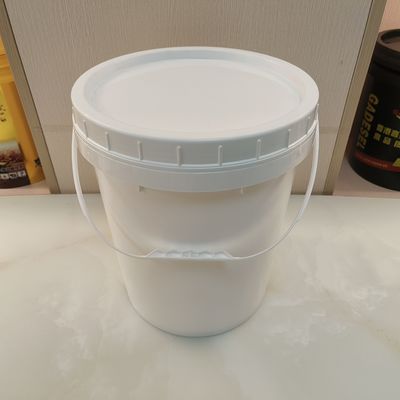 قابلية عالية للترتيب دلو أبيض بسيط 5 جالون مع غطاء خال من BPA