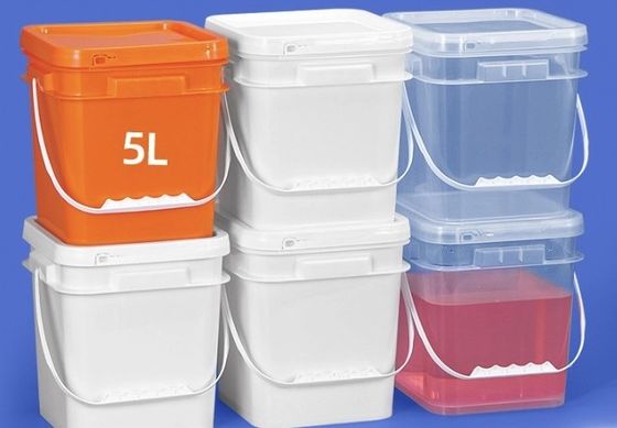 دلو مقاوم للهواء مربع 12 بوصة دلو مع غطاء ODM OEM