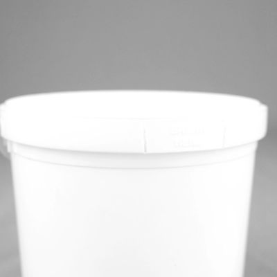 دلو غذاء بلا BPA بلاستيكي مع مسدس على الغطاء ISO9001