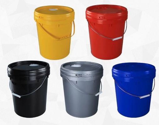 الدرجة الغذائية البولي إيثيلين 5 جالون دلو بلاستيكي دلو أبيض OEM ODM